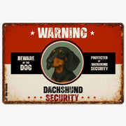 Warning Dachshund