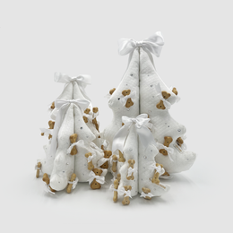 TeddyTree 3D White Strass