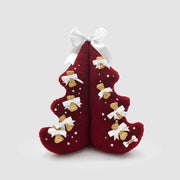 TeddyTree 3D Red Pearls