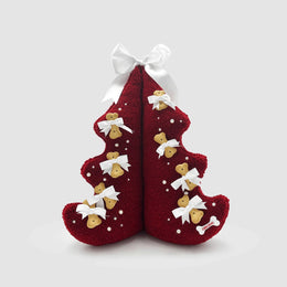 TeddyTree 3D Red Pearls
