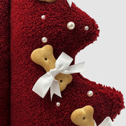 TeddyTree 3D Red Pearls