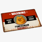 Warning Pomeranian