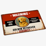 Warning Golden Retriever