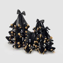 TeddyTree 3D Black Studs