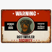 Warning Rottweiler