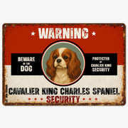 Warning Cavalier King Charles Spaniel