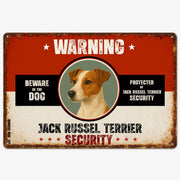Warning Jack Russel Terrier
